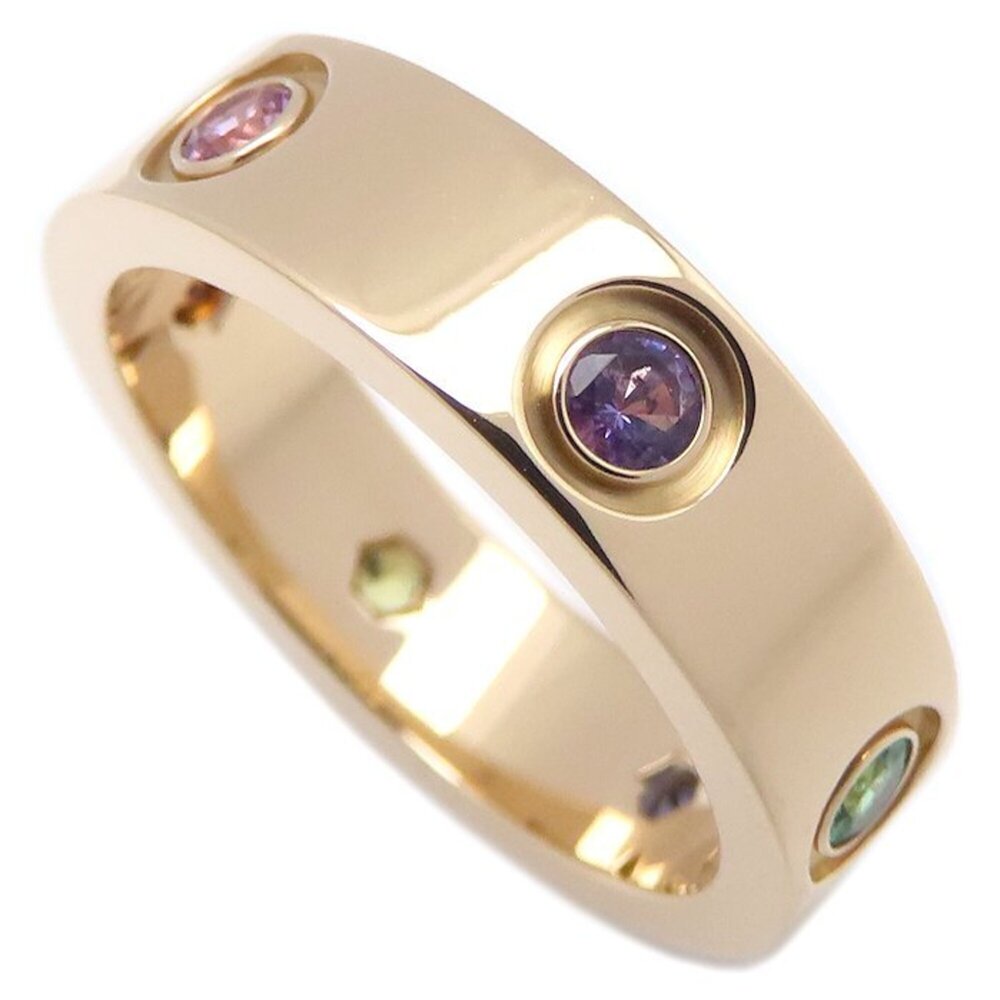 CARTIER Love Ring, Multi-Stone Size #55, 18KPG, Women's, CRB40897800 295997
